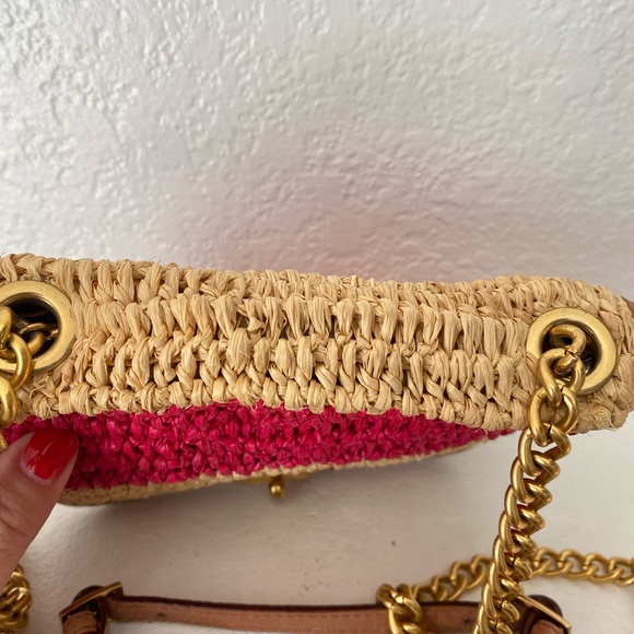 Rebecca Minkoff Bags Rebecca Minkoff Straw And Leather Crossbody